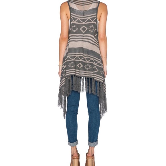 JACK by BB Dakota Damen Fringe Vest - Picture 8 of 8
